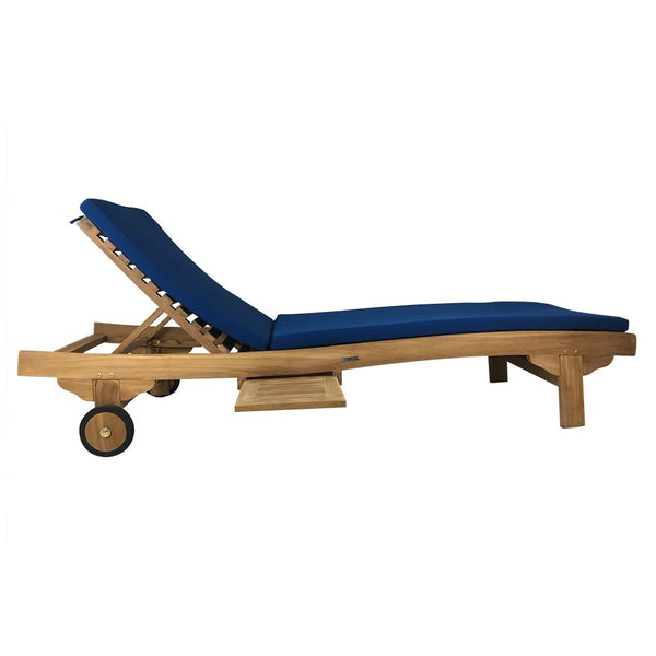 acquista Cuscino per Lettino Prendisole Elafonisi Sfoderabile Spesso 5 cm Blu