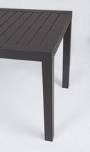 Tavolo Allungabile Hilde 140-210x77 cm Antracite in Alluminio
