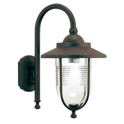 Lampada Applique Grande in Basso Color Ruggine da Esterno Linea Porto Sovil acquista