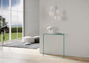 Consolle Fissa in Vetro H76x35x80cm Steasy Trasparente 