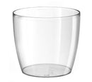 Vaso da Interno e Esterno Ø13,5x12,5 cm in Plastica Madeira 14 Trasparente