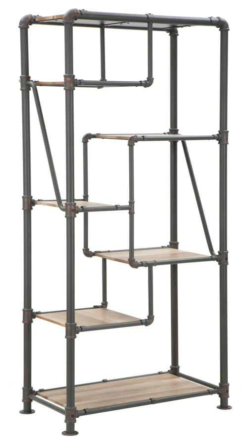 Libreria Manhattan Big 93x47x190 cm MDF e in Ferro online