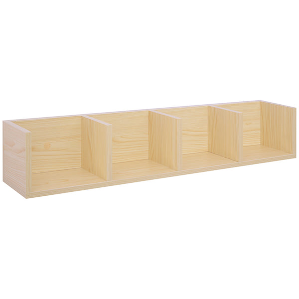 sconto Mensola Scaffale Libreria Porta CD in Legno 95x17x16.5 cm