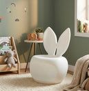 Sedia Bunny Bianca 57x55x79 cm in Polietilene Bianco      