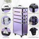 Trolley per Estetista Make Up Trucchi in Alluminio 33,5x23x95 cm  Jam