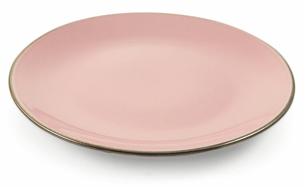 online Set 6 Piatti Piani Ø26,5x2,5 cm in Gres Villa d'Este Home Tivoli Royal Passion Rosa