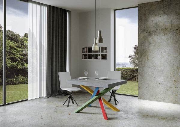 Tavolo 130x90x77 cm Volantis Fix Cemento sconto