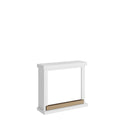 Camino Elettrico da Pavimento 75x67,8x24,5 cm Effetto Fiamma 1500W Sined Sorano Bianco