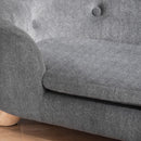 Divano per Cani e Gatti Imbottito 70x47x30 cm in Peluche Grigio Antracite