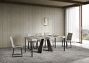 Consolle Allungabile 90-300x40x77 cm Diamante Cashmere Telaio Orso 