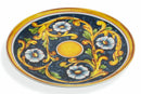 Set 6 Piatti Frutta Ø19 cm in Porcellana Decoro Mediterraneo Villa d'Este Home Tivoli Sicilia
