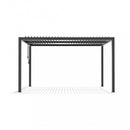 Pergola Bioclimatica 3x4 m in Alluminio Grigio scuro