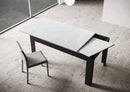 Tavolo Allungabile 160-220x90x77 cm Bibi Mix Bianco Spatolato