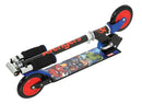 Monopattino per Bambini a 2 Ruote Licenza Marvel Avengers Ruote Antiforatura con Cuscinetti a Sfera ABEC6 Peso Max 50 kg in Alluminio Nero Multi
