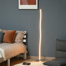 Lampada a LED da Terra a Stelo 144 cm 12W Bianco Caldo Argento
