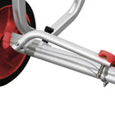 Carrello per Kayak e SUP Max 100 kg Larghezza Regolabile e Ruote Ø25 cm in Alluminio Nero