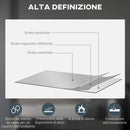 Specchio Bagno Ø80 cm con Luci LED Regolabili Interruttori Touch e Design Antiappannamento      