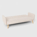 Divano Letto Clic Clac 172x86x80 cm in Tessuto Beige