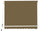 Tenda da Sole a Caduta con Bracci 245x245 cm Marrone