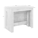 Consolle Allungabile 51/300x90x77 cm Pratika Cemento Bronx