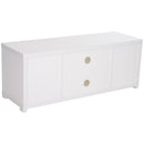 Mobile TV con Scomparti in Legno 120x40x47 cm  Bianco