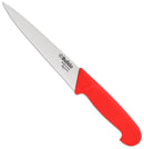Coltello per Scannare Lama 14 cm Bufalo Scanno Costa Tonda S96/14 Manico Rosso