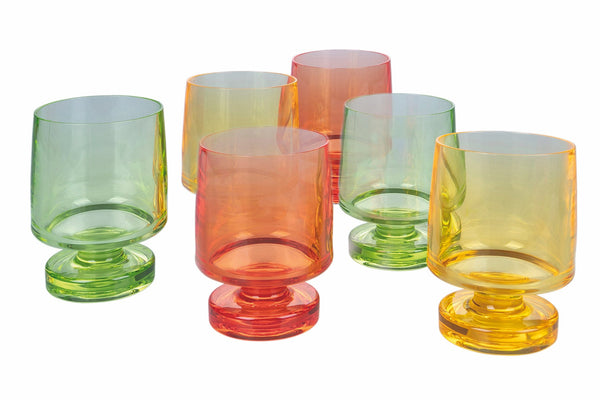 sconto Set 6 Bicchieri Acqua in Acrilico 356 ml Villa d'Este Home Tivoli