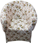 Poltrona Imbottita 65x65x75 cm in Tessuto Renier Orologio