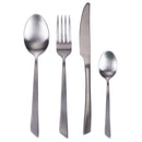 Servizio Set di Posate 24 Pezzi in Acciaio Silver Lucido Villa d'Este Home Tivoli Cut