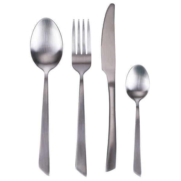 sconto Servizio Set di Posate 24 Pezzi in Acciaio Silver Lucido Villa d'Este Home Tivoli Cut