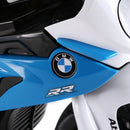 Moto Elettrica per Bambini 18-36 Mesi con Licenza BMW 6V con 3 Ruote Fari Musica Max 20 kg Blu      