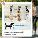 Passeggino per Cani Taglia XS e S 81x48x99 cm con Cesto Cuscino e 2 Guinzagli Nero e Blu Scuro   