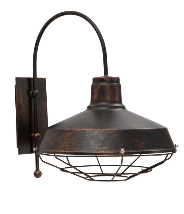 acquista Lampada da Muro Bronks 30x40x37 cm in Ferro Nero
