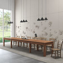 Tavolo allungabile 160/320x90 cm Super 4 colore noce country