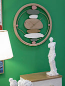 Orologio da Muro Colorful 57x3,8x57 cm in Ferro e MDF Multicolor      