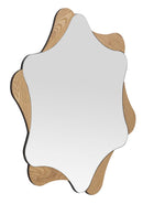 Specchio da Muro Star 80x1x80 cm in MDF e Specchio Naturale      