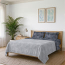 Set Lenzuola Infinity Sopra Sotto e Federe in Poliestere Ginko Grey  