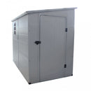 Casetta Box da Giardino Hause 143x247x194 h cm in Plastica Grigio chiaro