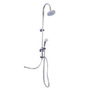 Saliscendi Soffione Doccia in Acciaio Inox con Augelli Autopulenti 103x31.5x15 cm 