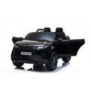 Macchina Elettrica per Bambini Licenza Land Rover Evoque 12V con Telecomando Nero
