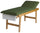 Lettino da Massaggio Visita Fisioterapia Fisso 2 Sezioni 190x70x75 cm 200Kg Verde