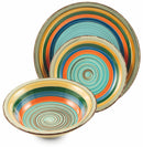 Servizio Piatti 18 Pezzi in Stoneware Soriani Mambo Multicolor