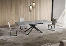 Tavolo Allungabile 130-234x90x74 cm Niket Cemento Gambe Antracite