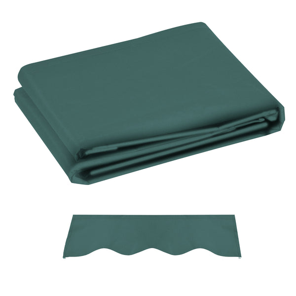 Telo di Ricambio per Tenda Parasole Retrattile 3x2,5 m in Poliestere Anti UV 50+ Verde online