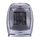 Termoventilatore Caldobagno 1500W Base Rotante Kooper Keramos Grigio