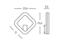 Applique da Esterno a LED 20W 4000K Sovil Grigio