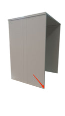 Coprilavatrice da Esterno in PVC 70x60x94cm 2 Ante Forlani Laundry Bianco Seconda Scelta