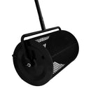 Spargi Terriccio e Concime da Giardino 65,5x41x111 cm 80L Asta Regolabile Nero 