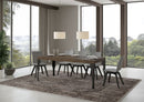 Tavolo Allungabile 120/380x90 cm Paxon Premium Noce Gambe Antracite      