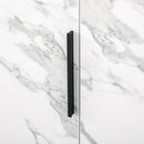 Mobile Multiuso 2 Ante 60x41,5x80 cm in MDF e Acciaio Nero e Bianco